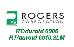 Rogers PCB RT/경질 합금 6006 및 6010.2LM 데이터시트