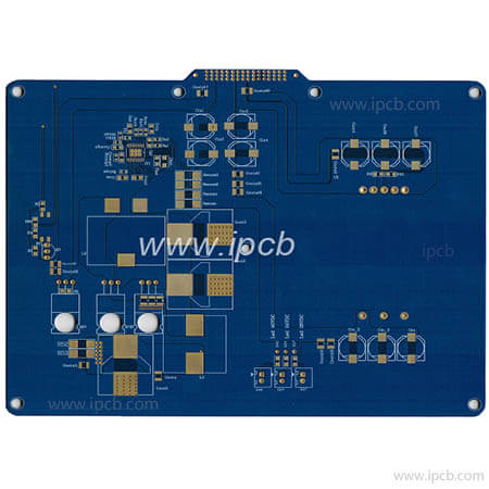 딥 블루 2 레이어 PCB 제조