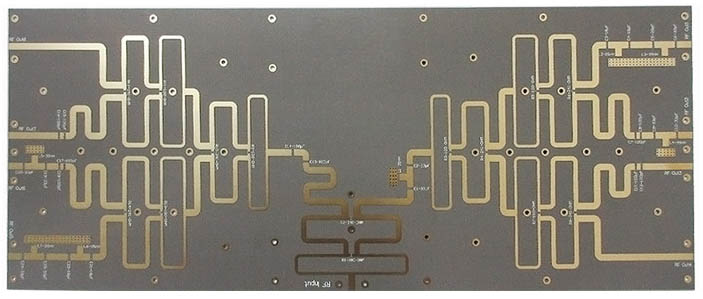 High frequency microwave circuit board