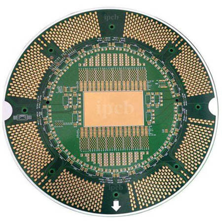 Ensayo de PCB con chip IC