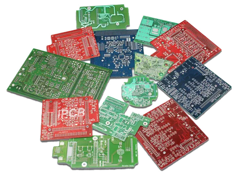 PCB with different solder mask colors