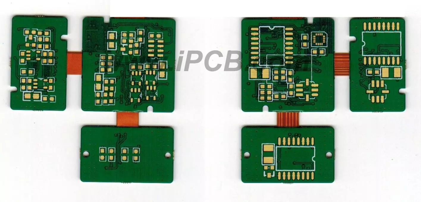 Placa de circuito impreso flexible de 4 capas