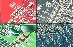 Gold plated and silver plated PCB board