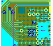 Why the lines on the PCB circuit board are bent
