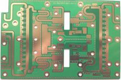 Laminated structure of high frequency microwave radio frequency board