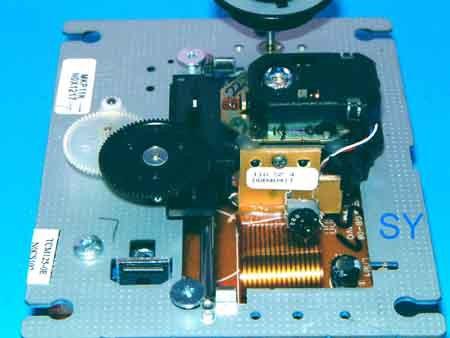 Figure 2: tête laser dans un lecteur Blu - ray