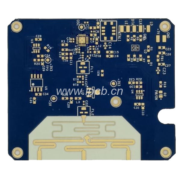 Placa de circuito impreso de microondas