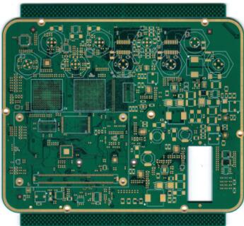 Multi-layer high frequency mixed pressure PCB 