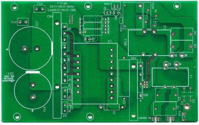 PCB single-sided board and circuit board pad design