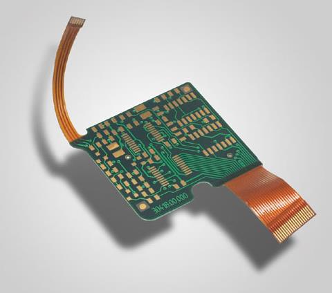 Placa de circuito impreso flexible rígida